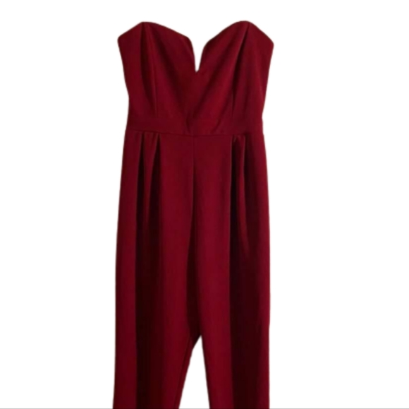 Iris Burgundy jumpsuits - Picture 1 of 4